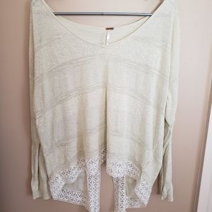 Free People Fly Away Back Tunic